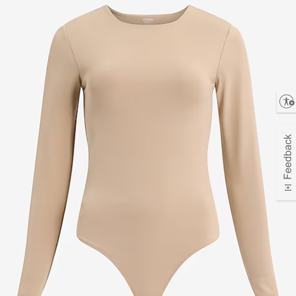 Express Tops - Express Light Beige Top